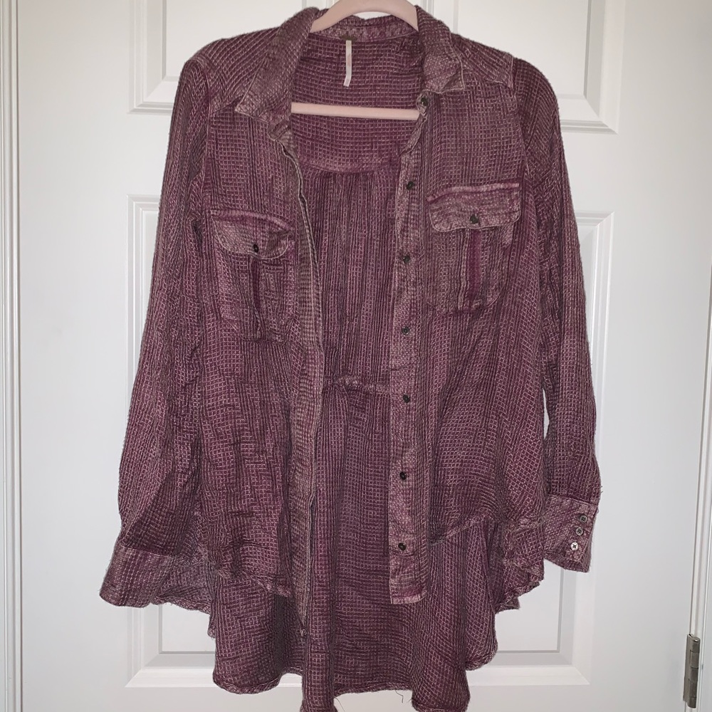 Free People Button-down Top